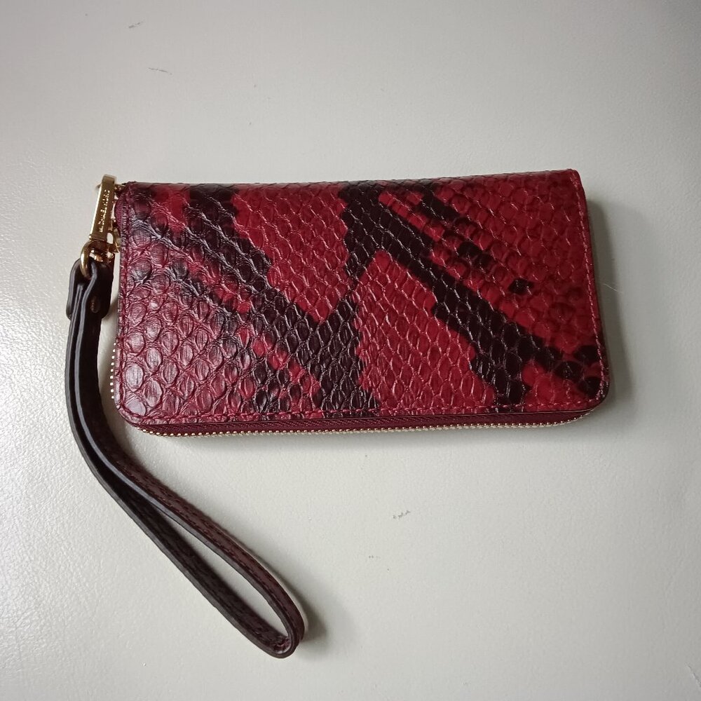 Michael Kors Hamilton Python Embossed Wristlet NW… - image 2